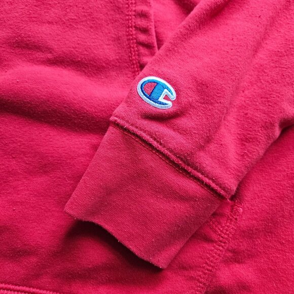 Champion Ohio State Buckeyes OSU Soft Red Hoodie Sweatshirt Size L - Picture 8 of 16
